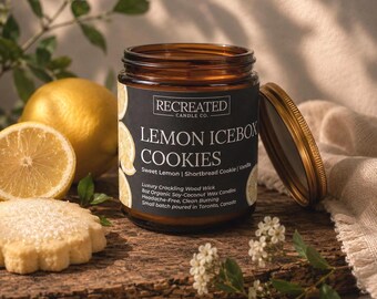 Lemon Icebox Cookies Duftkerze - 8 Unze Glas