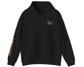 Sudadera unisex con capucha y coordenadas, mezcla gruesa de algodón y poliéster
