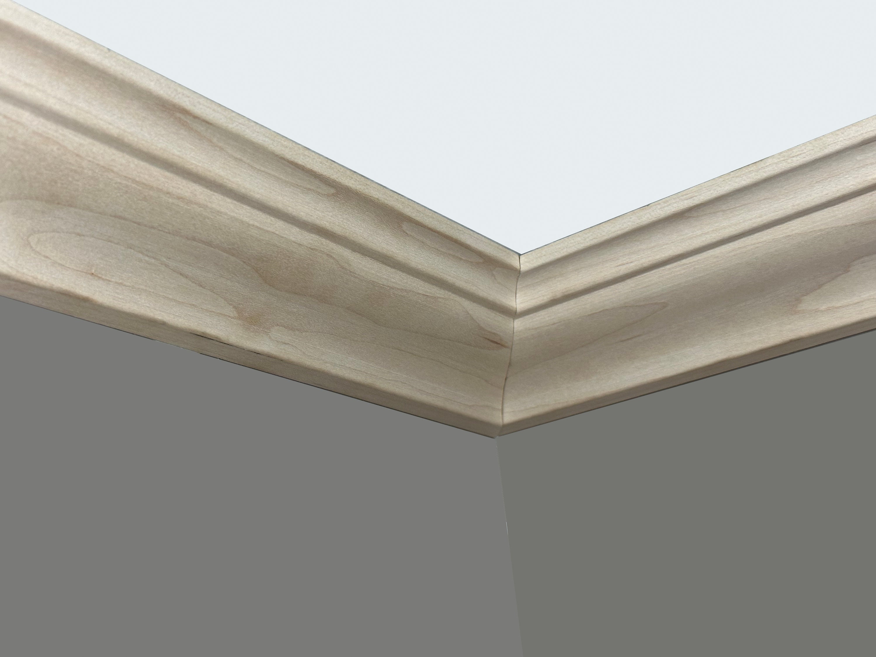 Unfinished Hard Maple Crown Moulding 5/8 in X 3 1/8 in X 7ft Solid