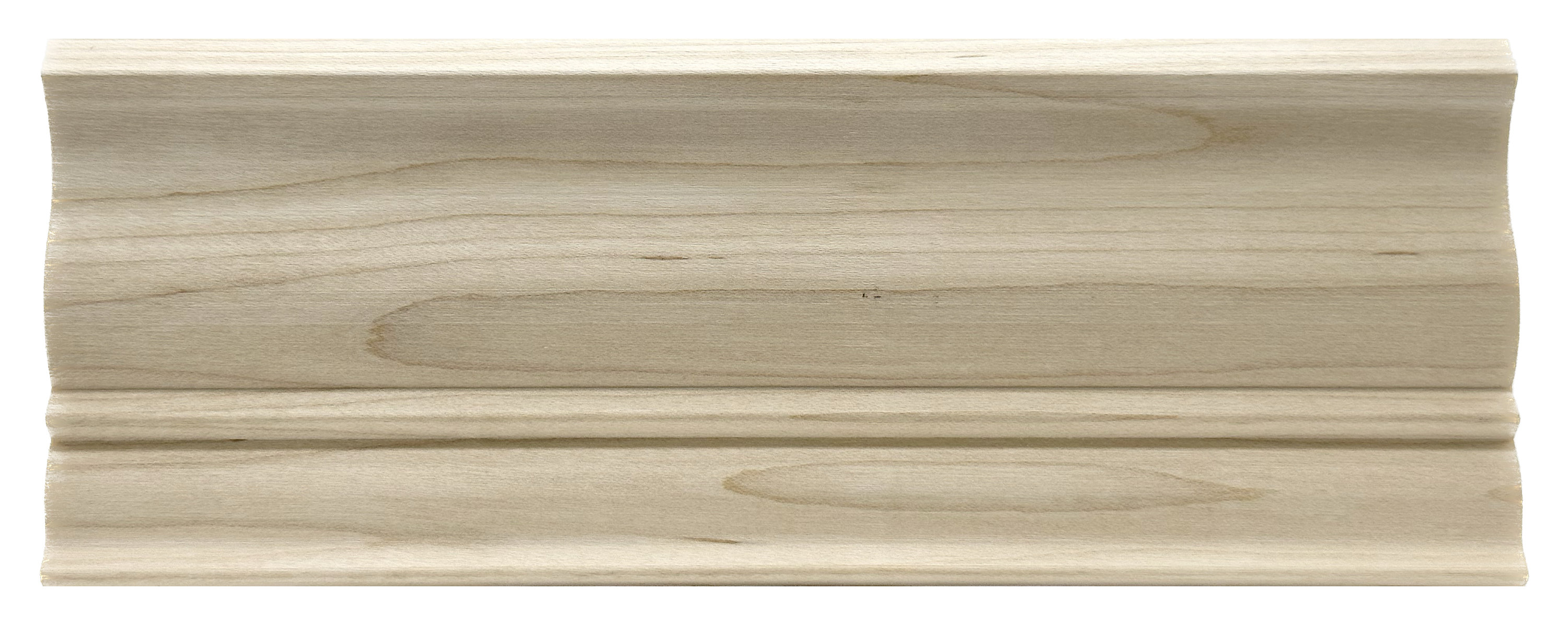 Unfinished Hard Maple Crown Moulding 5/8 in X 3 1/8 in X 7ft Solid