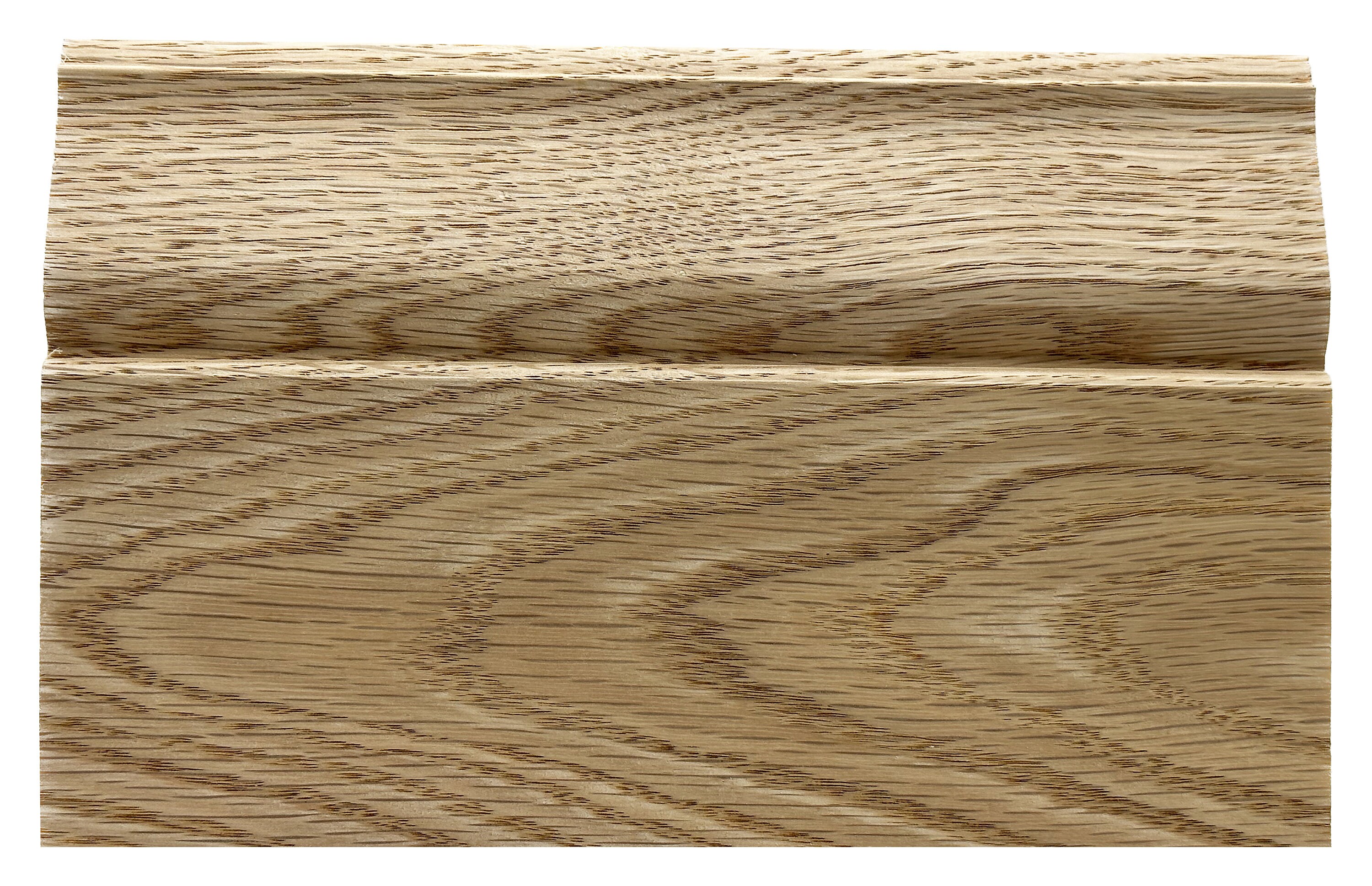 Unfinished Red Oak Baseboard Moulding 3/4 in X 51/4 in X 7ft Solid