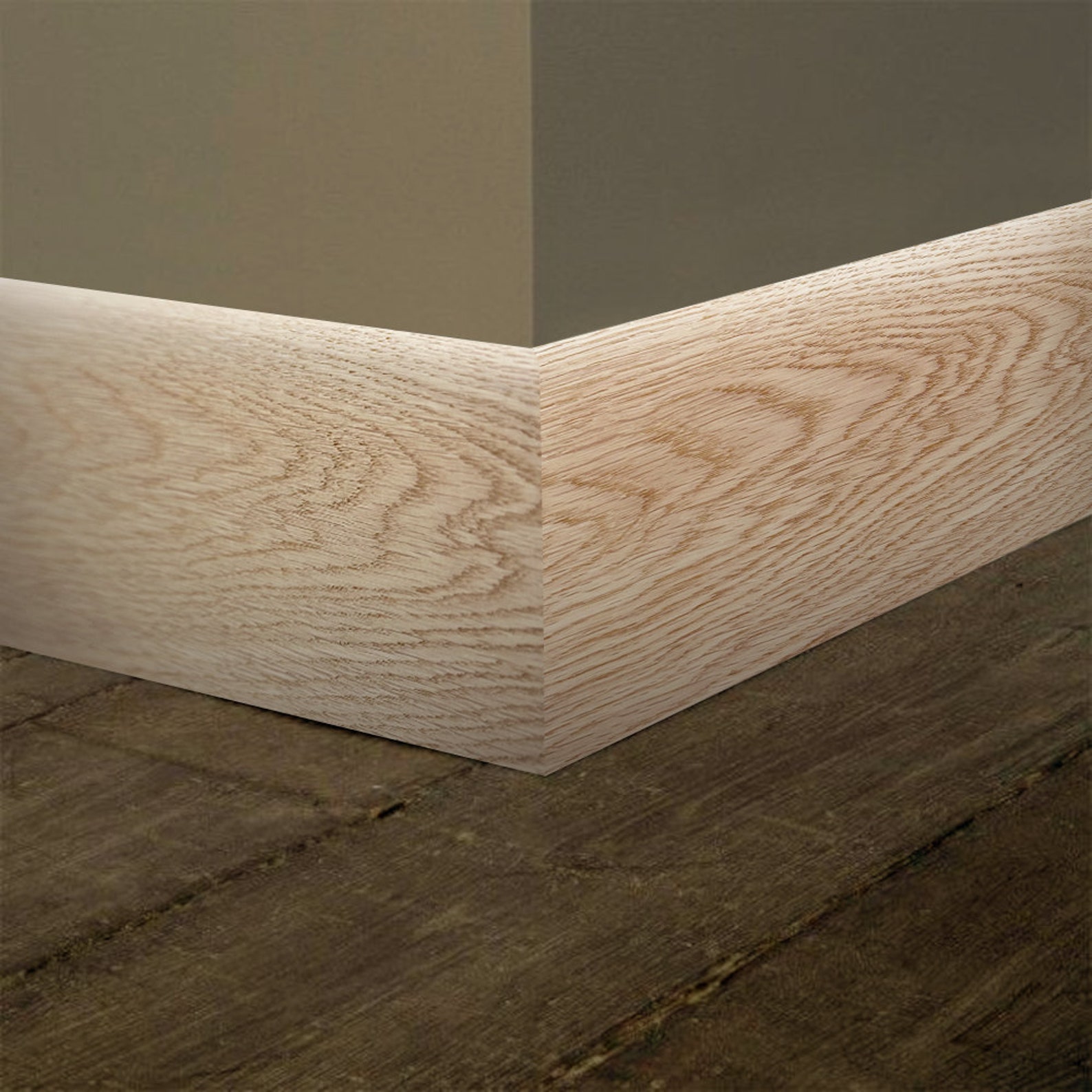 Unfinished Red Oak Baseboard Moulding 9/16 in X 5 1/4 in X 7 Etsy