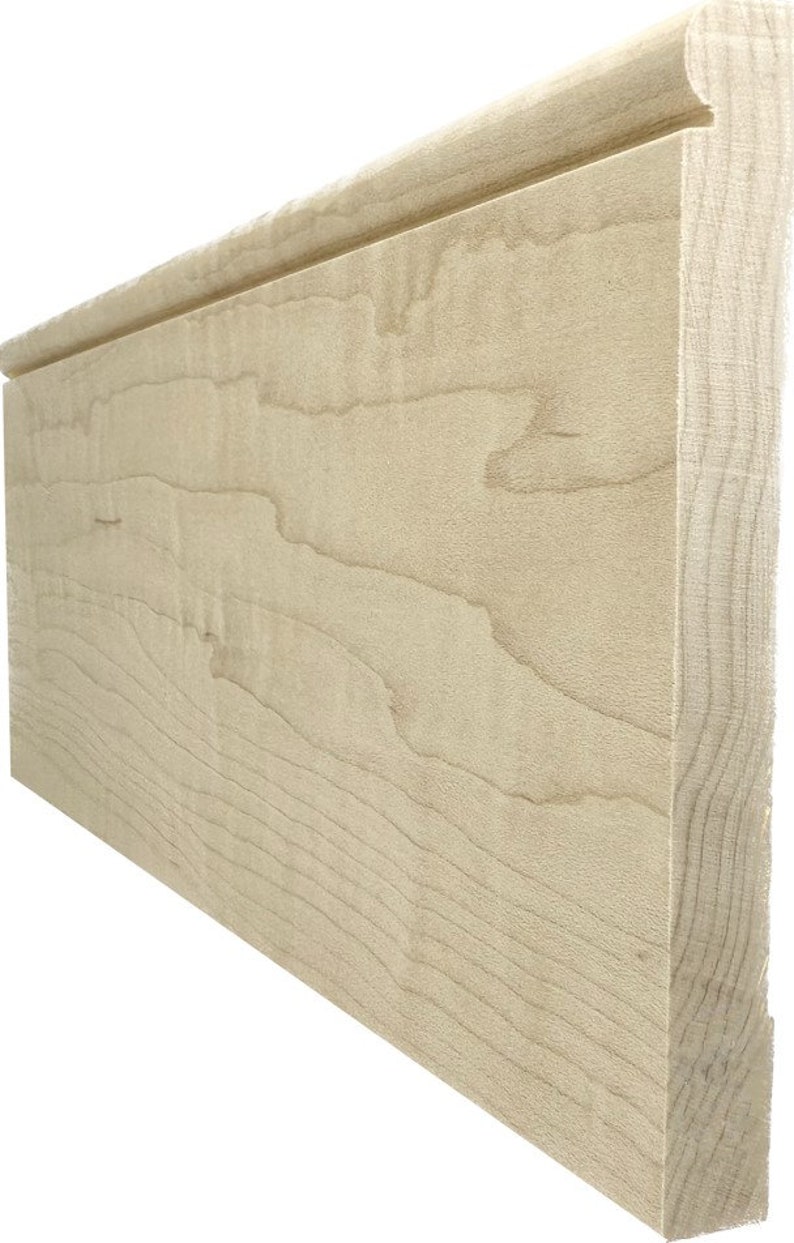 Unfinished Maple Baseboard Moulding 9/16 in X 5 in X 7 Ft Solid