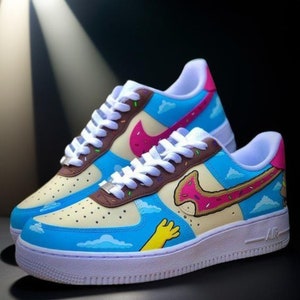 Custom Air Force 1 The Simpsons Theme