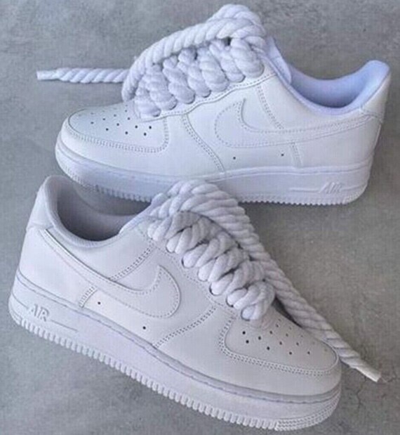 NIKE Air Force 1 ホワイトロープカスタム
