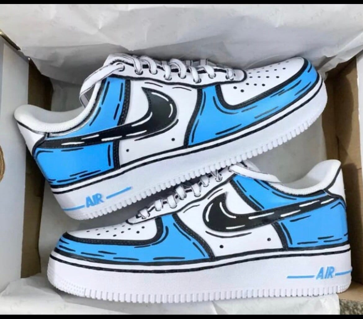 custom cartoon air forces