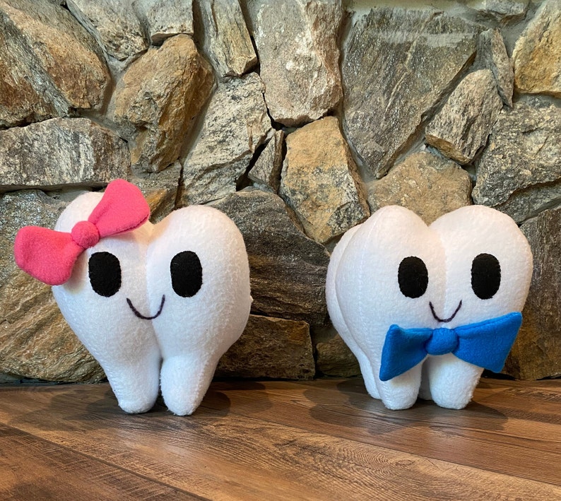 Hand sewn Tooth plushie