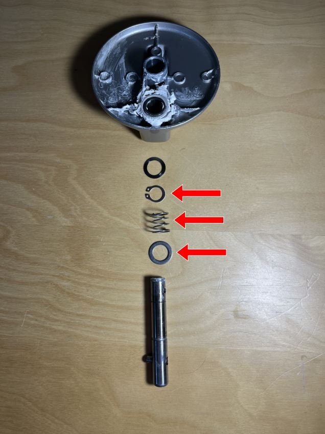 Kitchenaid Mixer Upgrade Kit Shaft Spring, Washer & Snapring Kit for