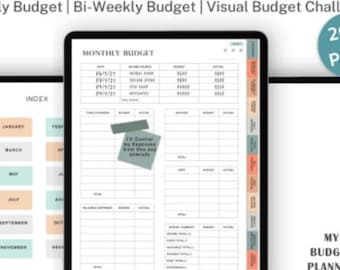 Undated  All-in-One Digital Planner iPad GoodNotes | Daily Weekly Monthly Planner, Finance Budget Tracker, Wellness & Productivity Journal