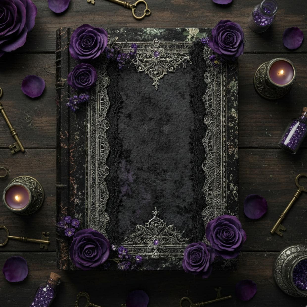 Dark Gothic Junk Journal Pages, Vintage Ephemera High Resolution 300 ...