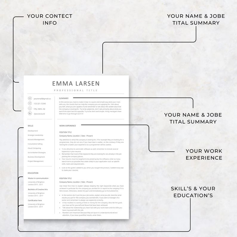 Best resume template 2025 featuring professional resume design, modern CV layout, and ATS resume template compatibility.
