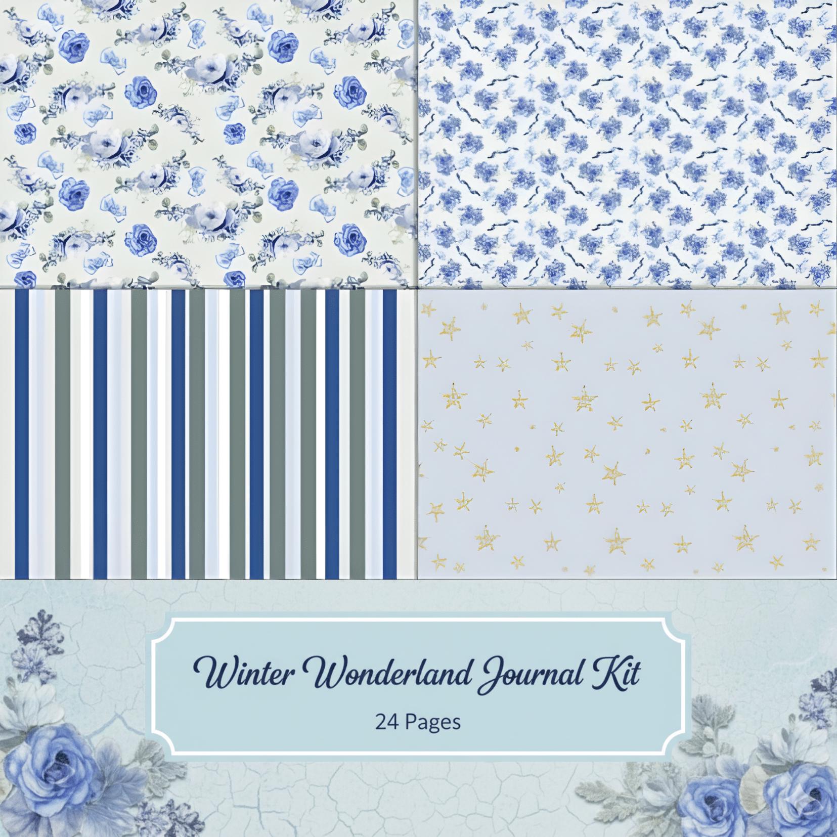Winter Wonderland Junk Journal Kit | 24 Printable Pages With Tags ...