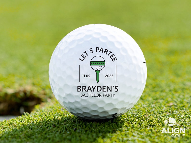 Bachelor Party Favor Custom Golf Balls Personalized Gift Wedding Party