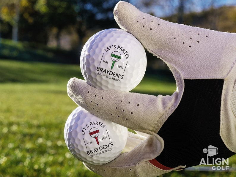 Bachelor Party Favor Custom Golf Balls Personalized Gift Wedding Party