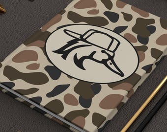 Dixie Camo "Redneck Duck" Hardcover Journal: Matte Hunting Notebook