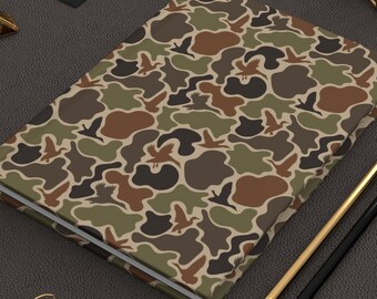 Duck Camo Hardcover Journal: Matte Hunting Notebook
