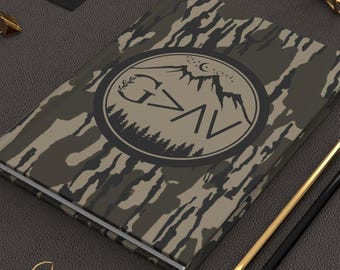 Tree Camo Faith Hardcover Journal: God is Greater Hunting Notebook