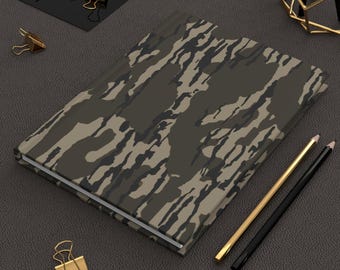 Tree Camo Hardcover Journal: Matte Hunting Notebook