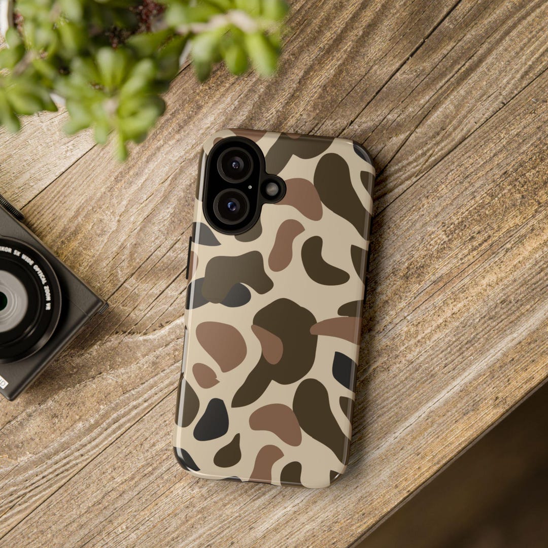 Old School Camo Hunting Phone Case/vintage Camo Phone Cover/southern