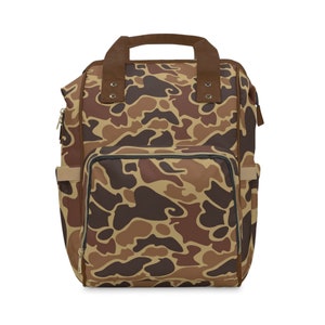 Camo Rucksack/Woodland Camo Wickeltasche/CamoReisetasche/Jagd Umhängetasche/Camo Wanderrucksack/Trendy Rucksack/Duck Deer Camo handtragen