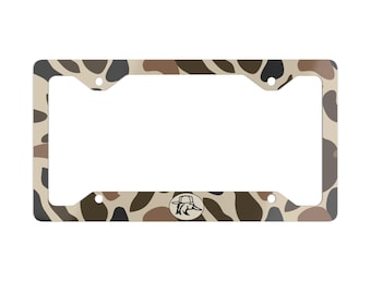 Dixie Camo "Redneck Duck" License Plate Frame: Hunting Truck Tag