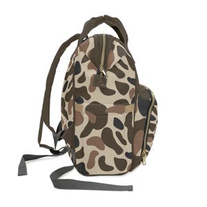 Dixie Camo Bow Backpack: Nylon Travel Coquette Diaper Bag image 4
