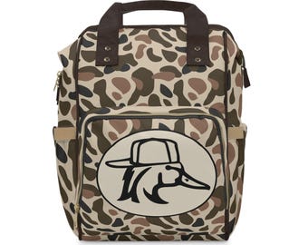 Dixie Camo Redneck Duck Backpack: Camo Diaper or Travel Bag