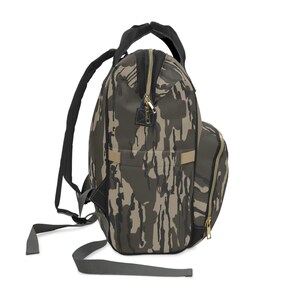 Mochila Coquette con diseño de camuflaje de árbol: bolsa de pañales de viaje de nailon imagen 4