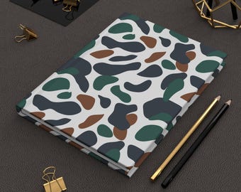 Dixie Boy Camo Hardcover Journal: Matte Hunting Notebook