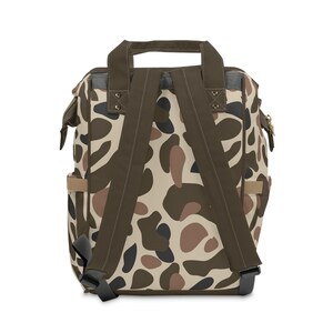 Dixie Camo Bow Backpack: Nylon Travel Coquette Diaper Bag image 2