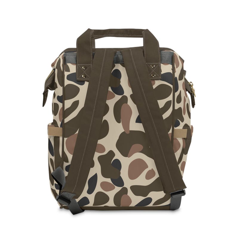Dixie Camo Bow Backpack: Nylon Travel Coquette Diaper Bag image 2