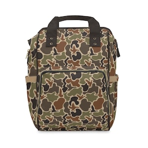 Duck Camo Backpack/Duck Camo Diaper Bag/Trendy Camo Travel Tote/Duck Hunting Camo Bag/Waterfowl Camo Bookbag/Camo Baby Gift Backpack