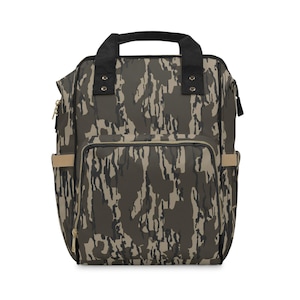 Tree Camo Backpack: Nylon Travel Diaper Bag image 1