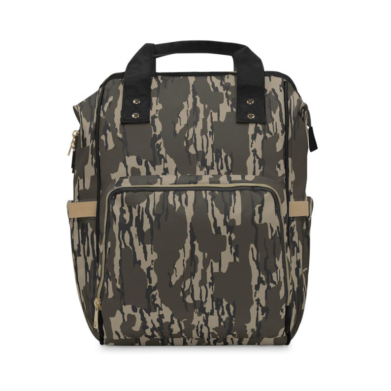 Tree Camo Backpack: Nylon Travel Diaper Bag image 1