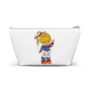 Rainbow Brite Accessory pouch/Rainbow Brite/Vintage/Old School 80's/made in the 80's/Makeup bag/Cosmetic bag/Travel bag