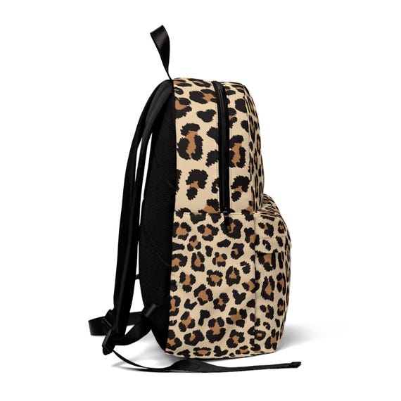 Leopard print bookbag discount
