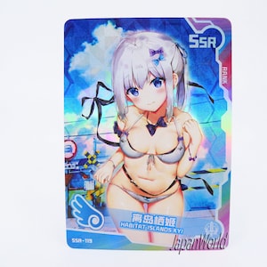 Card Habitat Islands Kyi Map Anime Manga Waifu Videospel Meisje Doujin Trading Card Goddess Story SSR-119