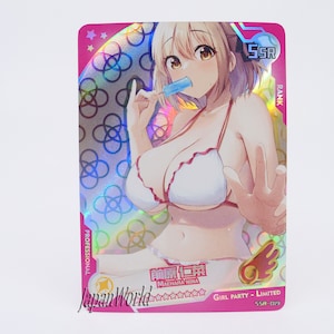 Card Idol Dropout Fruit Art Nina Maehara Carte Manga Waifu Anime Girl Doujin Trading Card Game Edition Girl Party Limited SSR-019