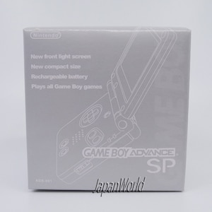Nintendo Game Boy Advance SP Silver Portable Console Box - GBA SP Box for Gameboy Advance Sp Silver