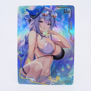Kaart Azur L. Tosa Kaart Manga Waifu Anime Meisje Doujin Trading Card Godin Verhaal Senpai Godin Haven Ultra Rare UR-030
