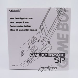 Box For Nintendo Game Boy Advance SP Portable Console White - GBA SP Box for Gameboy Advance Sp White