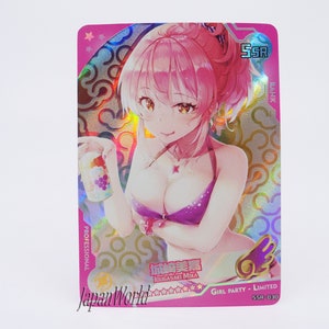 Card The Idolmaster Cinderella Girls Yumemi Riamu Carte Manga Waifu Anime Girl Doujin Trading Card Game Edition Girl Party Limited SSR-023