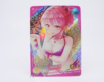 Card The Idolmaster Cinderella Girls Yumemi Riamu Manga Card Waifu Anime Girl Doujin Trading Card Game Edition Girl Party Limited SSR-023