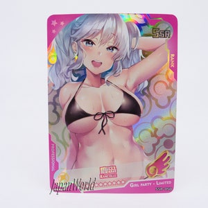 Colección Kantai Tarjeta Kancolle Kashima Tarjeta Manga Waifu Anime Chica Doujin Juego de Cartas Coleccionables Edición Chica Fiesta Limitada SSR-050