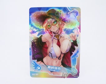 Card Hololive Vtuber Virtual Youtuber Takane Lui Card Manga Waifu Anime Girl Doujin Trading Card Goddess Story SSR-185