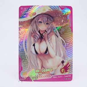 Kaart Azur L. Mnf Algerije Kaart Manga Waifu Anime Meisje Doujin Ruilkaartspel Editie Meisje Party Limited SSR-041