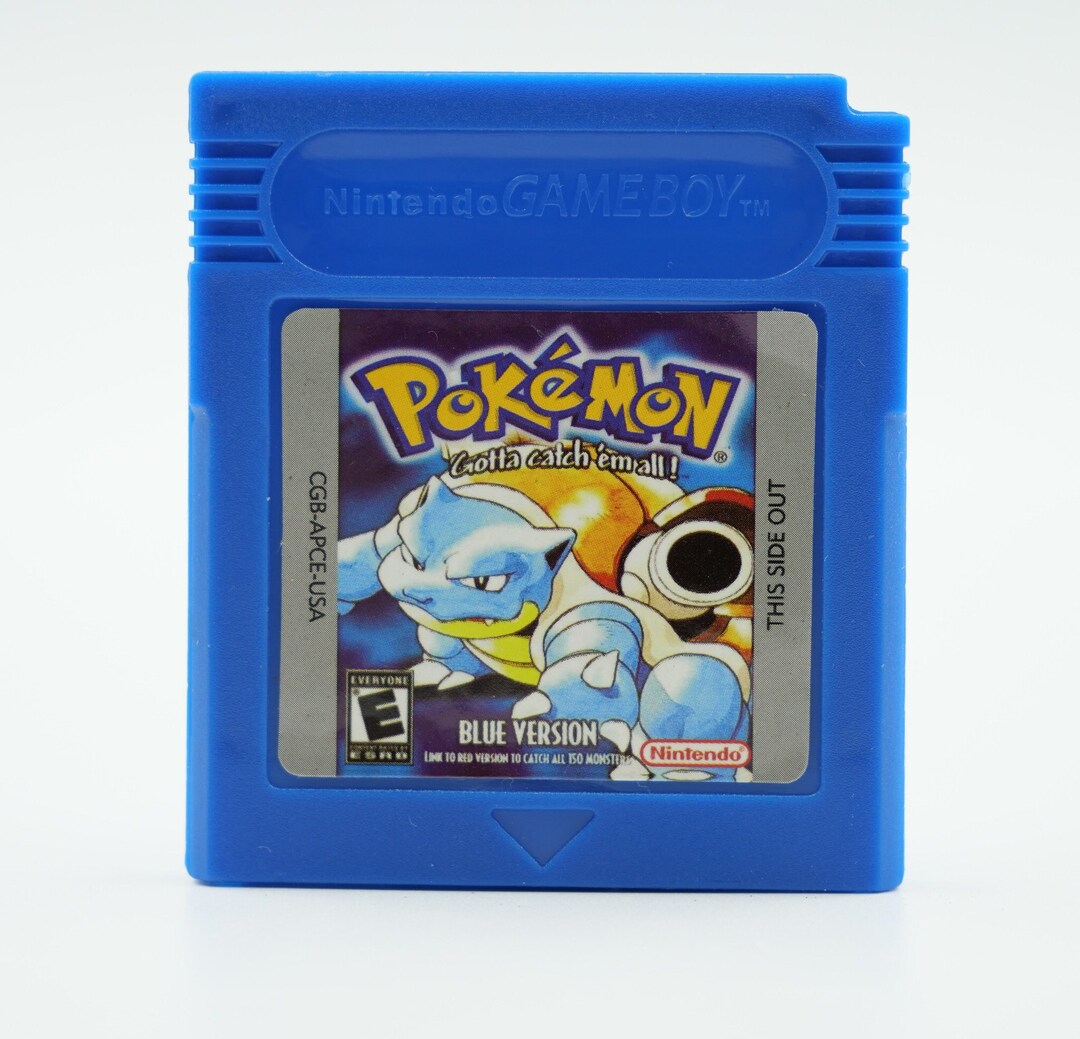 Game Pokemon Game Blue Game Boy Game Boy Color Gb Gbc Etsy