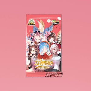1 Booster 5 Card Carte Pack Waifu Anime Manga Video Game Girl Video Game Doujin Goddess Story The Story Of Bijo - Vol 5