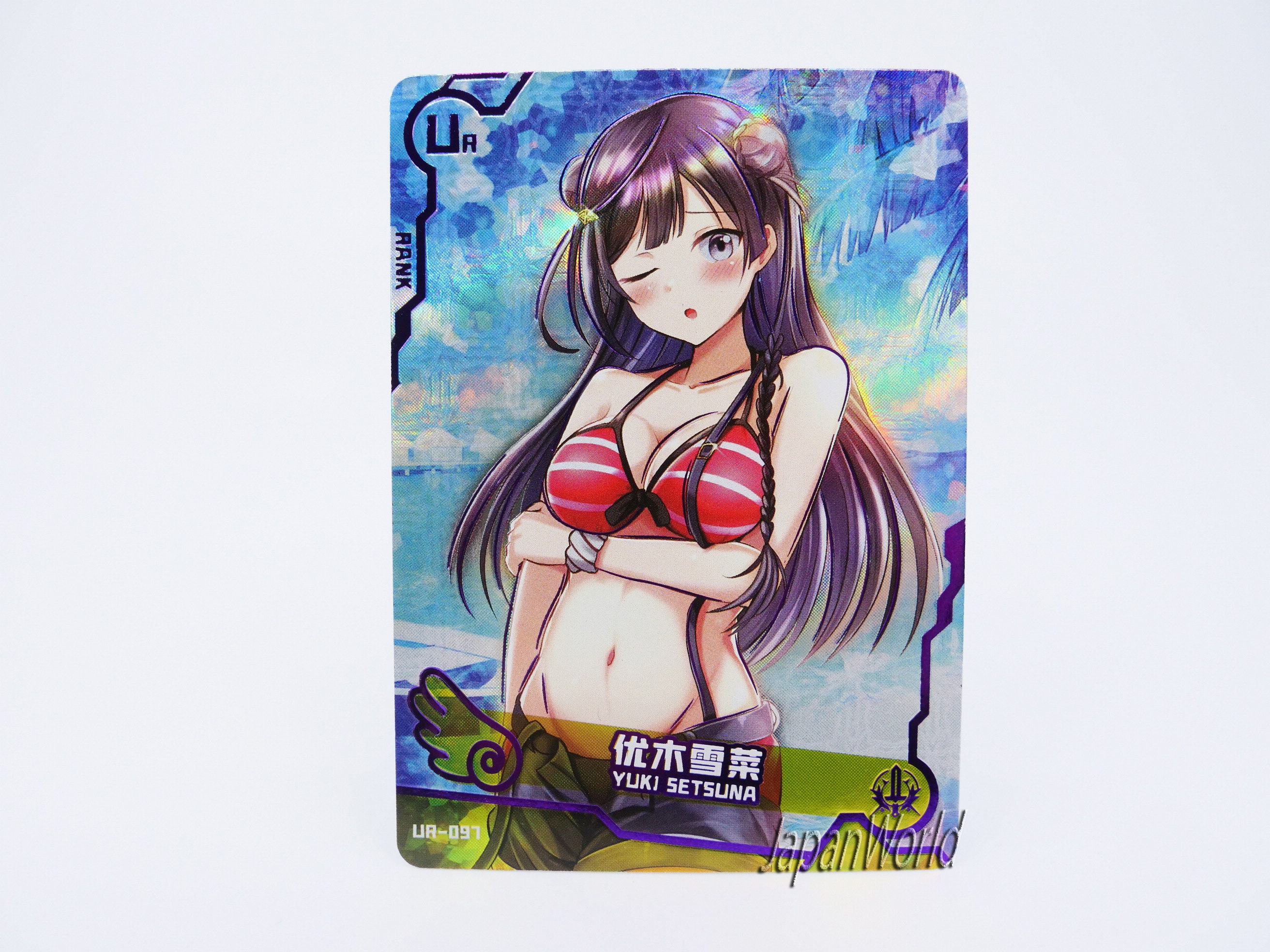 Card Love Li. Yuk Setsu Card Swimsuit Anime Manga Girl Waifu