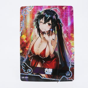 Carta Azur L. Taihou Carta Mangá Waifu Anime Garota Doujin Egirl Carta Colecionável História da Deusa UR-055